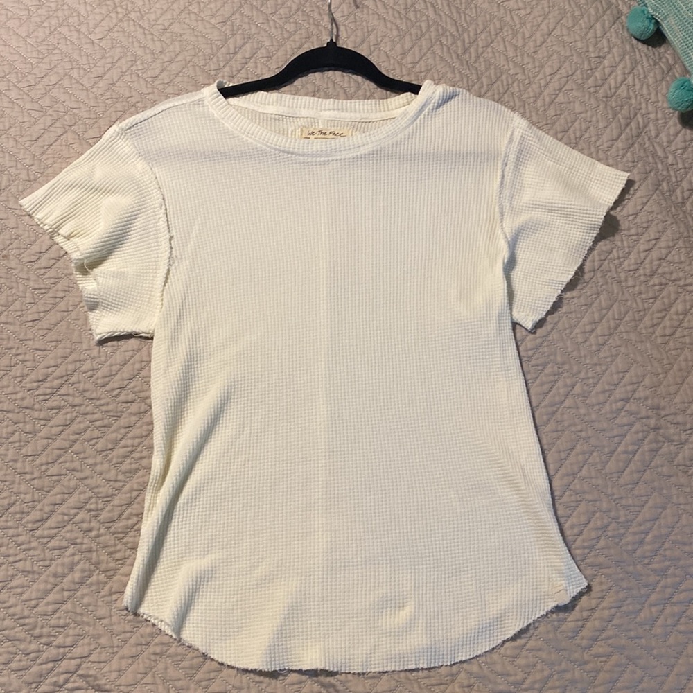 We The Free Basic White Tee Size L